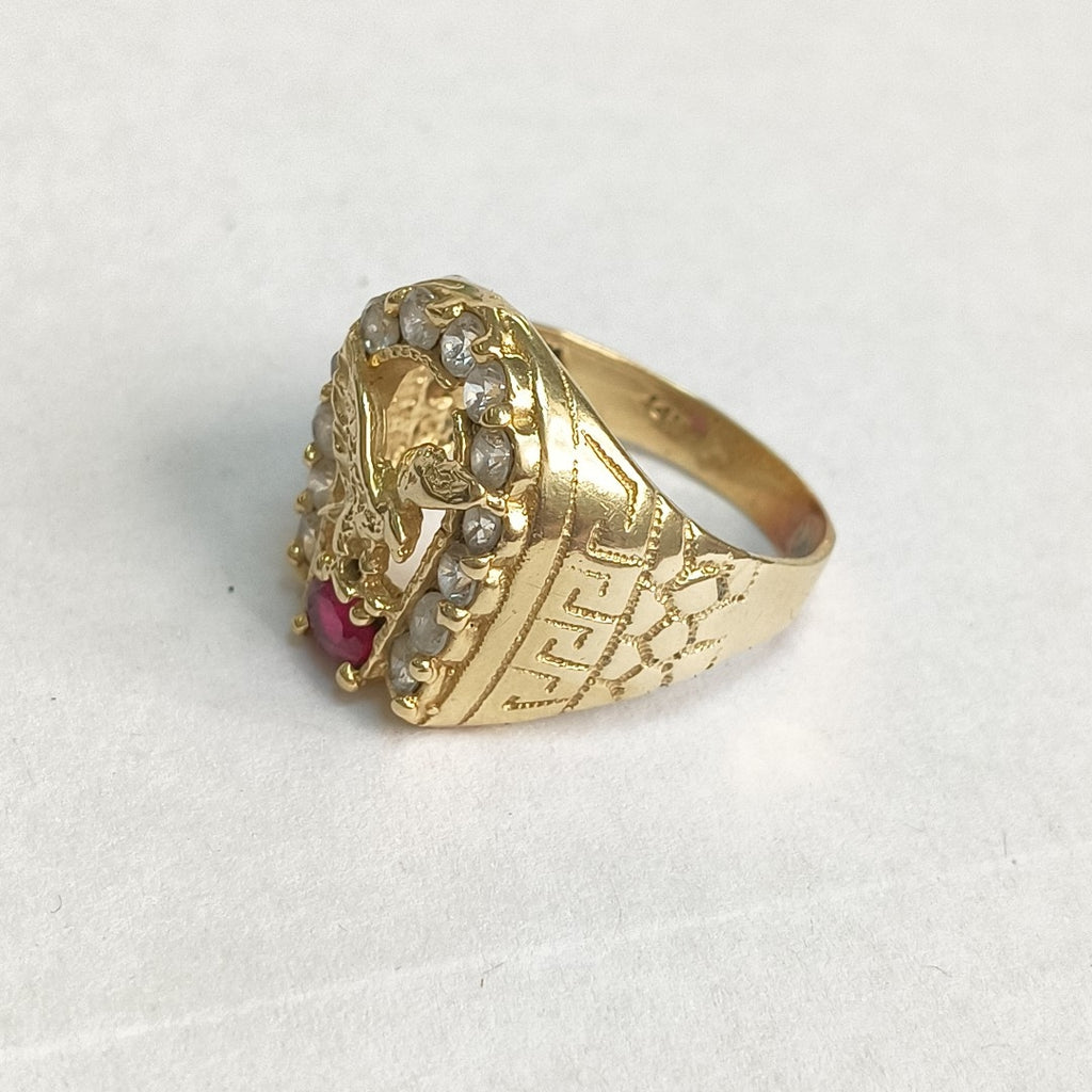 ANILLO ORO 14 K 8.9 GRMS (SEMINUEVO)