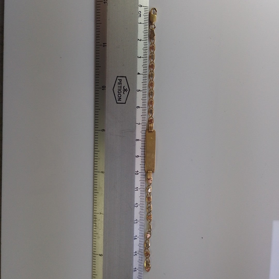 ESCLAVA ORO 14 K 3.6 GRMS (SEMINUEVO)