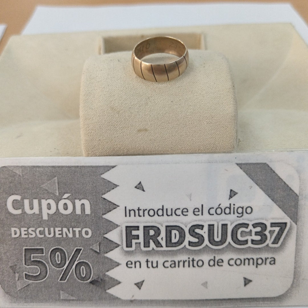ARGOLLA ORO 10 K 1.7 GRMS (SEMINUEVO)
