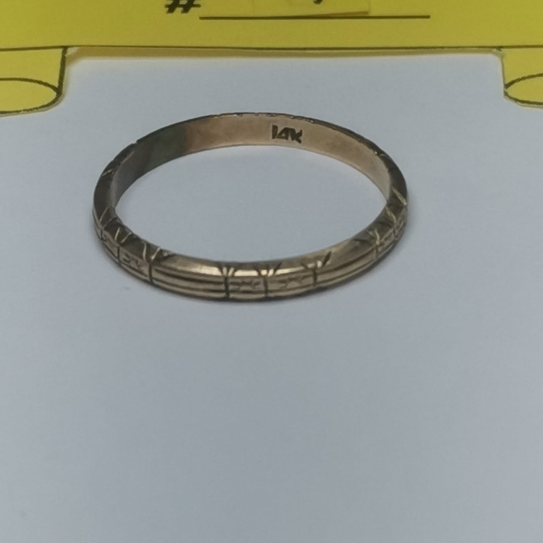 ARGOLLA ORO 14 K 1.7 GRMS (SEMINUEVO)