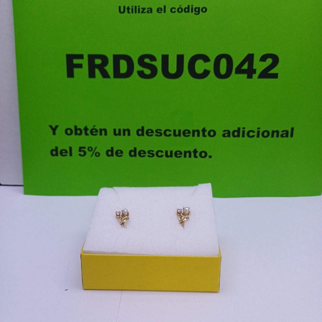 BROQUELES PAR ORO 12 K 2,50 GRMS (SEMINUEVO)