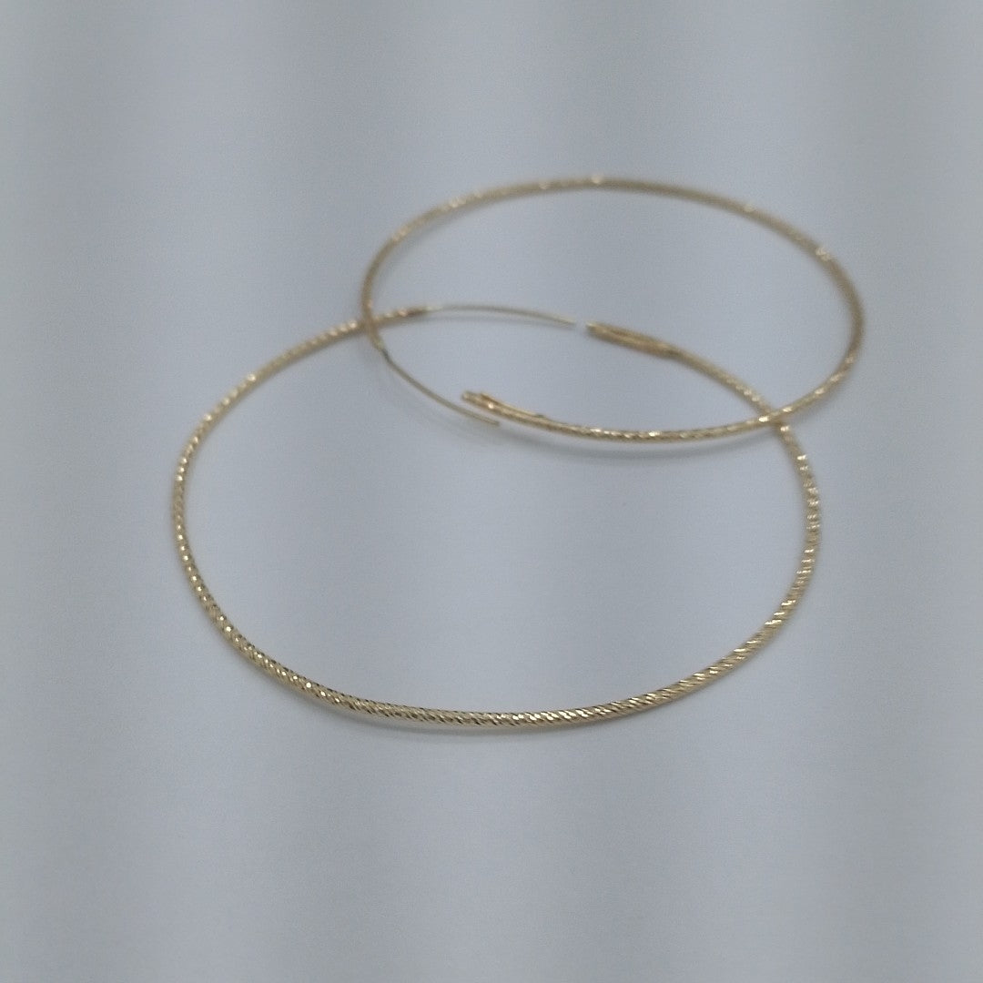 ARRACADAS PAR ORO 14 K 2,20 GRMS (SEMINUEVO)