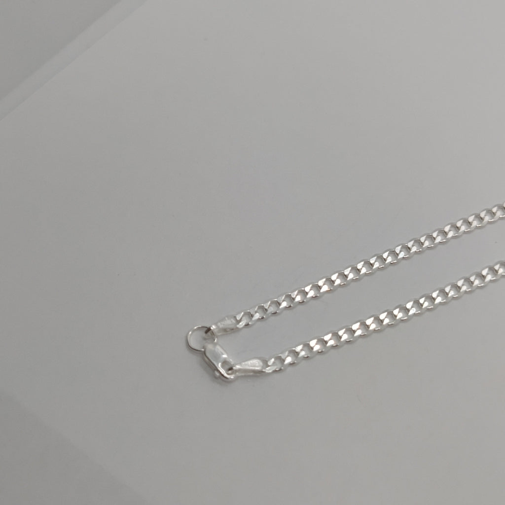 CADENA BARBADA PLATA .925 55 CM 7.92 GR (NUEVO)