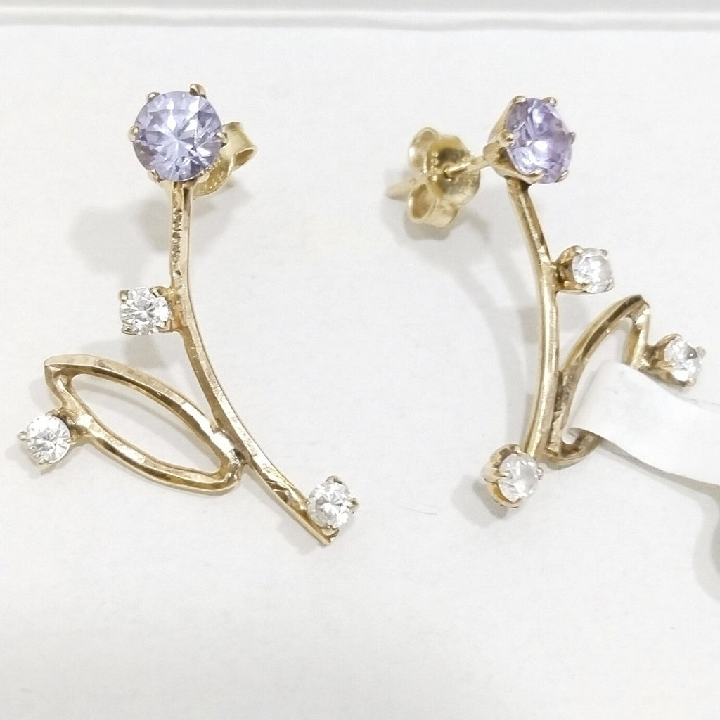 ARETES PAR ORO 14 K 3.1 GRMS (SEMINUEVO)