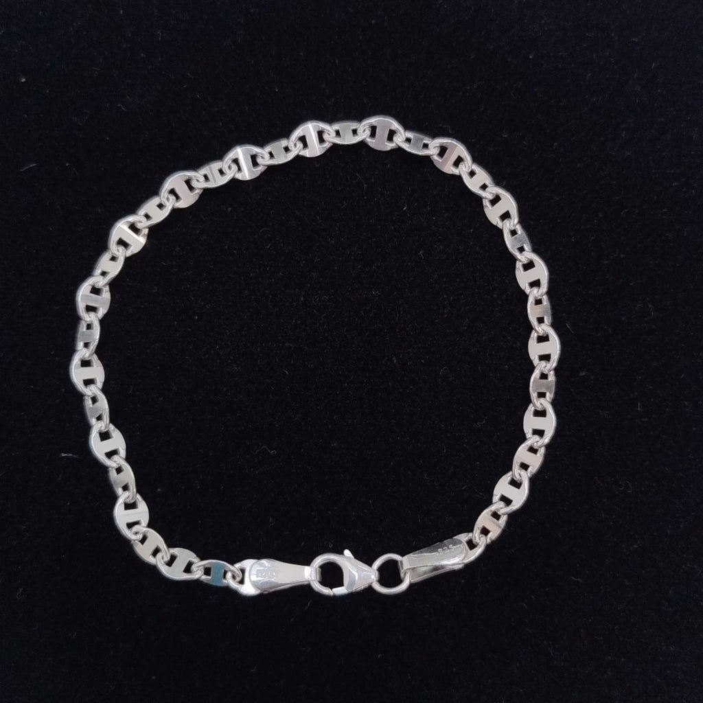 PULSERA TEJIDO ESPECIAL PLATA .925 18 CM 3.2 GR (NUEVO)