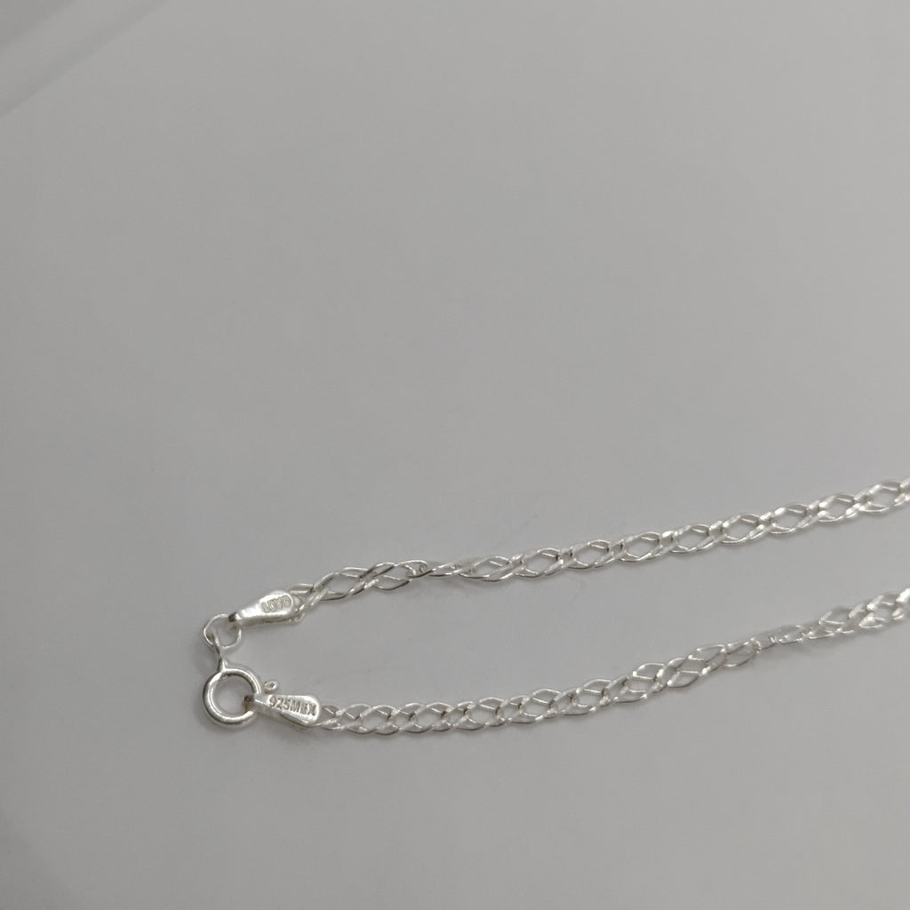 CADENA DOBLE ESLABON PLATA .925 55 CM 4.03 GR (NUEVO)