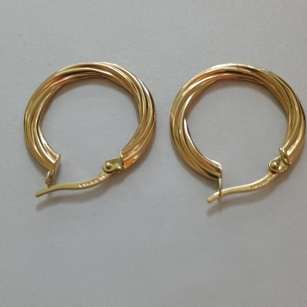ARRACADAS ORO 14K 1.5 (NUEVO)