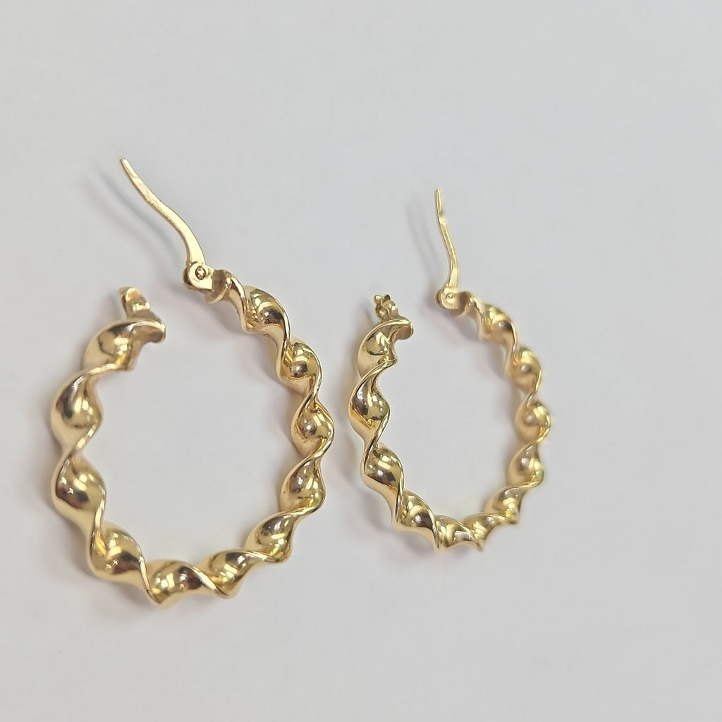 ARRACADAS PAR ORO 14 K 2.2 GRMS (SEMINUEVO)