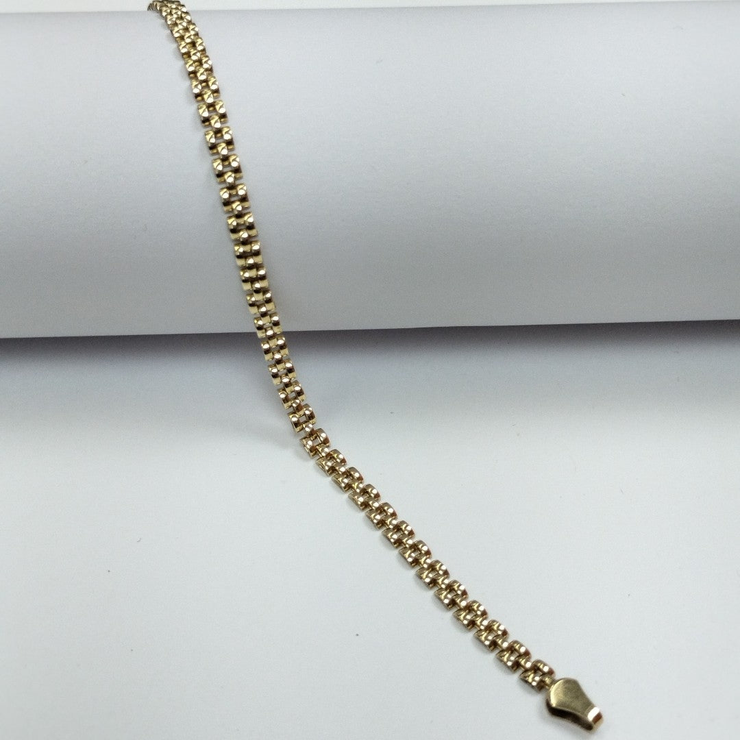 PULSERAS CABALLERO ORO 10K 4.1 (NUEVO)