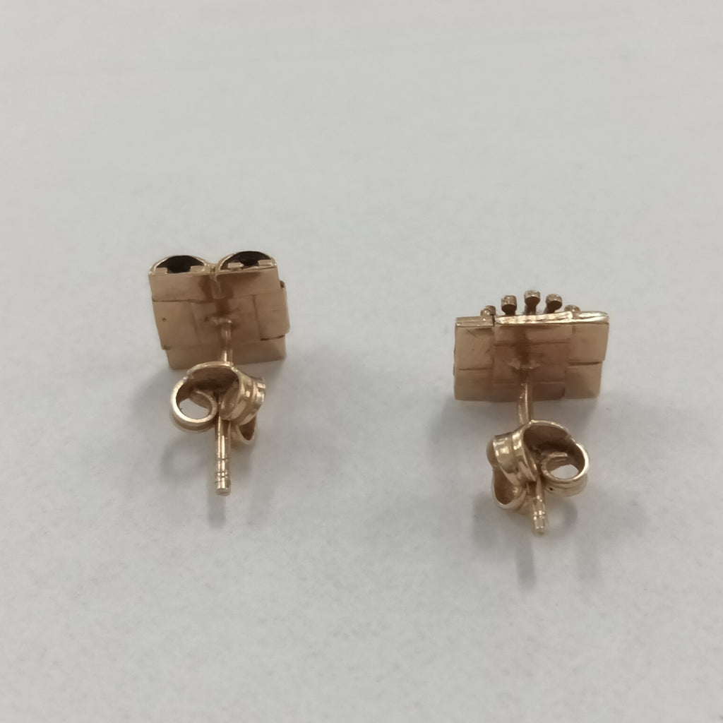 ARETES PAR ORO 14 K 1,80 GRMS (SEMINUEVO)