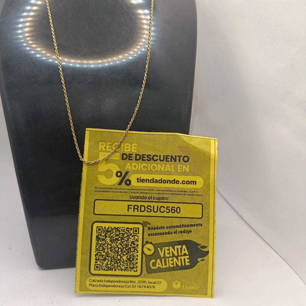 CADENA ORO 10 K 1,90 GRMS (SEMINUEVO)