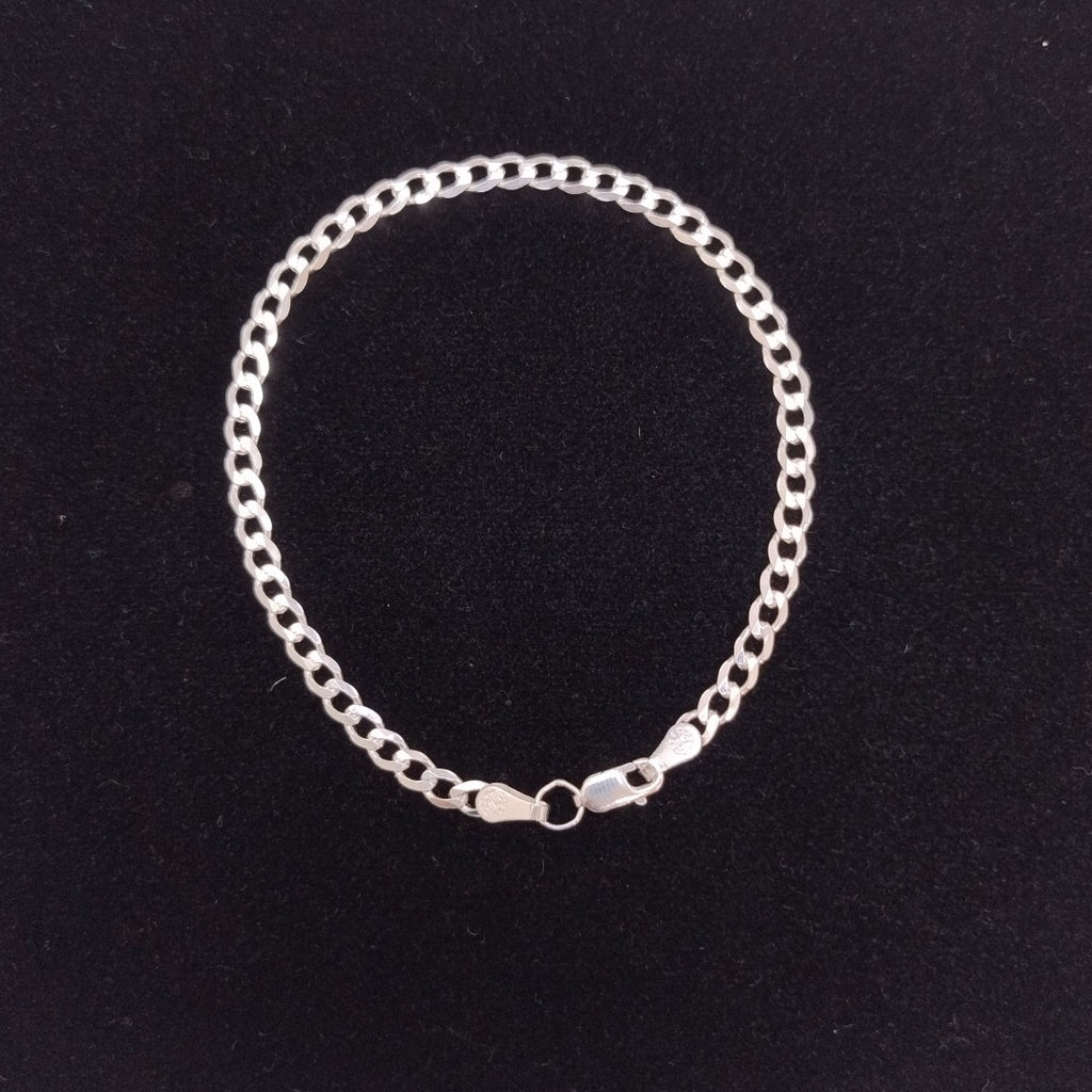 PULSERA BARBADA PLATA .925 21 CM 4.23 GR (NUEVO)