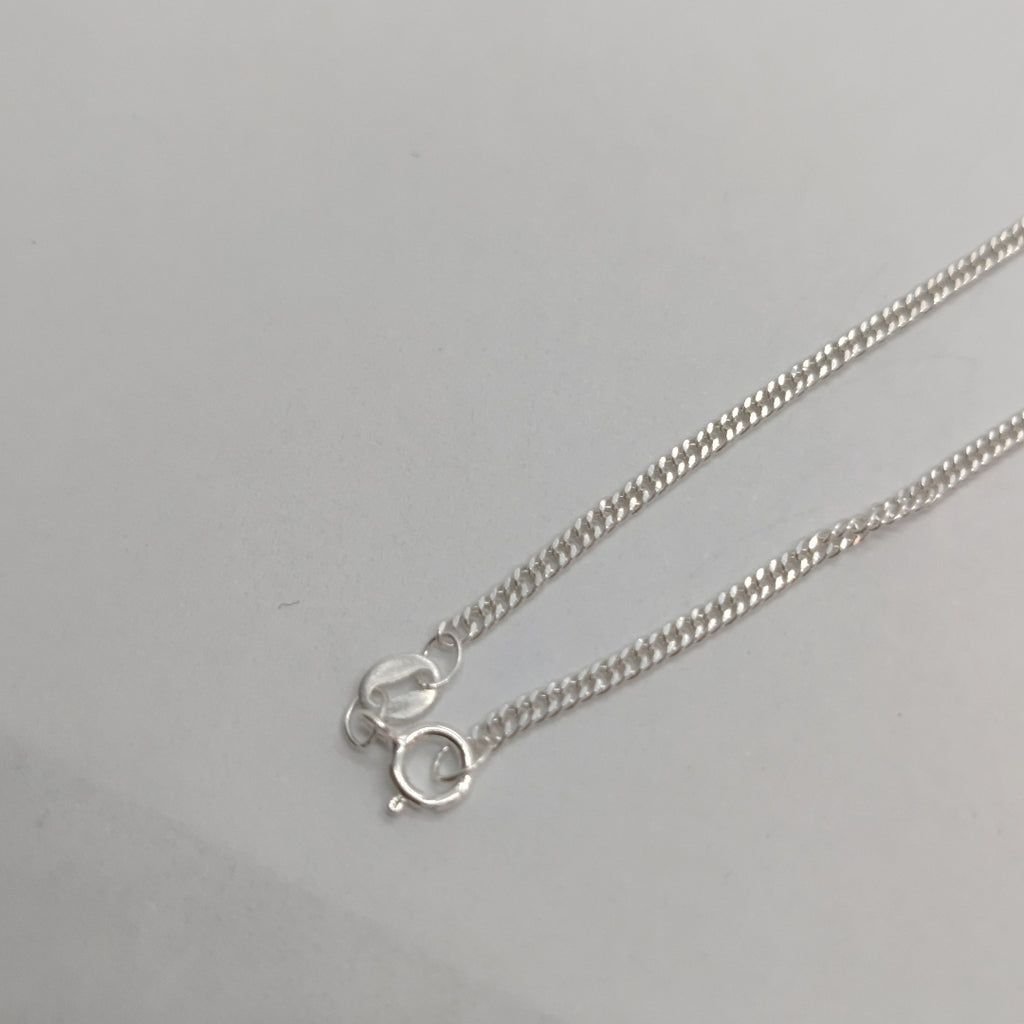 CADENA BARBADA PLATA .925 50 CM 4.12 GR (NUEVO)