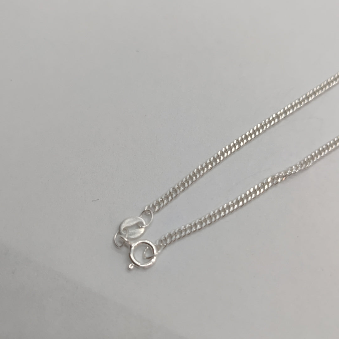 CADENA BARBADA PLATA .925 50 CM 4.12 GR (NUEVO)