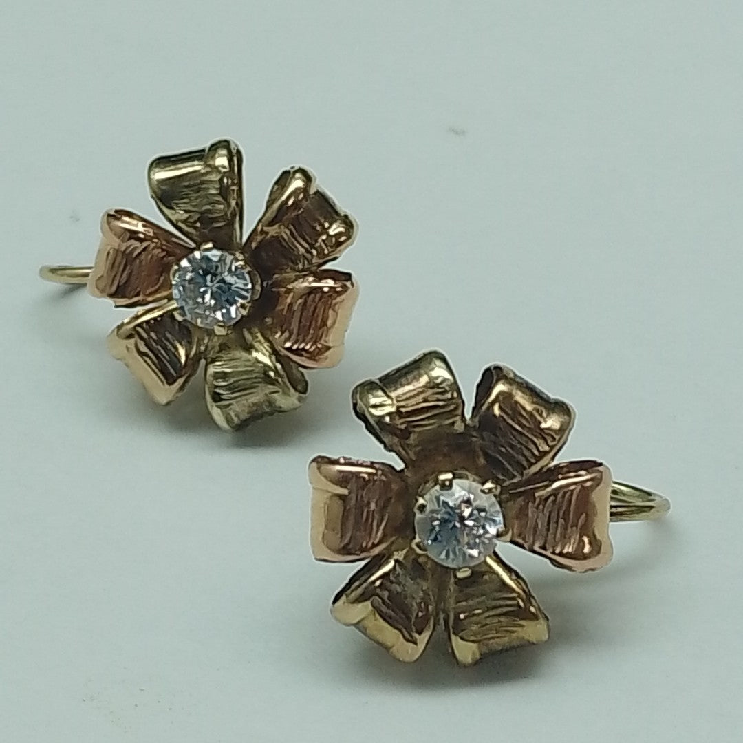 ARETES PAR ORO 10 K 3.6 GRMS (SEMINUEVO)