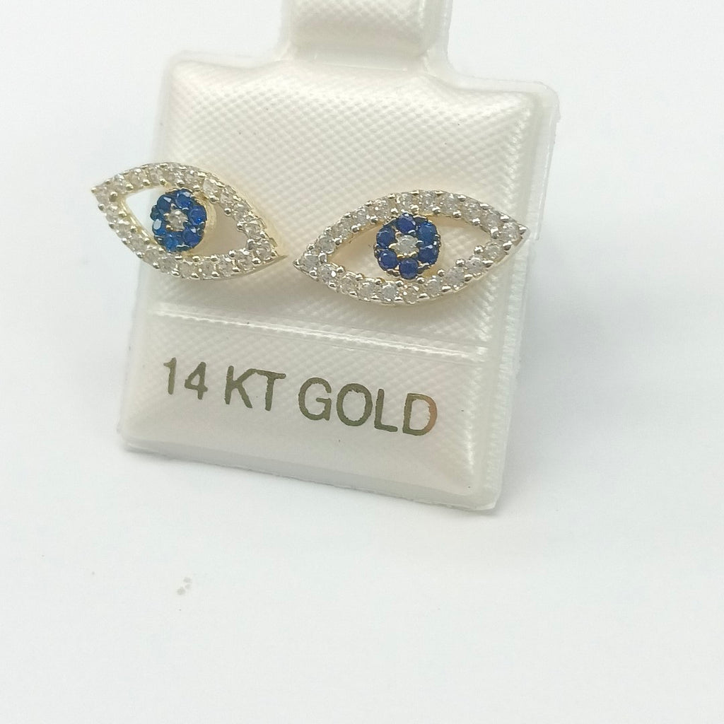 BROQUELES ORO 14K 1.5 (NUEVO)