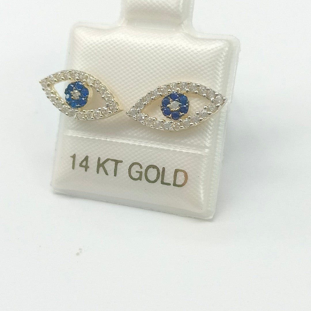 BROQUELES ORO 14K 1.5 (NUEVO)