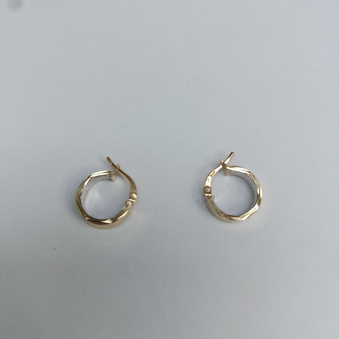 ARRACADAS ORO 14K 1.5 (NUEVO)