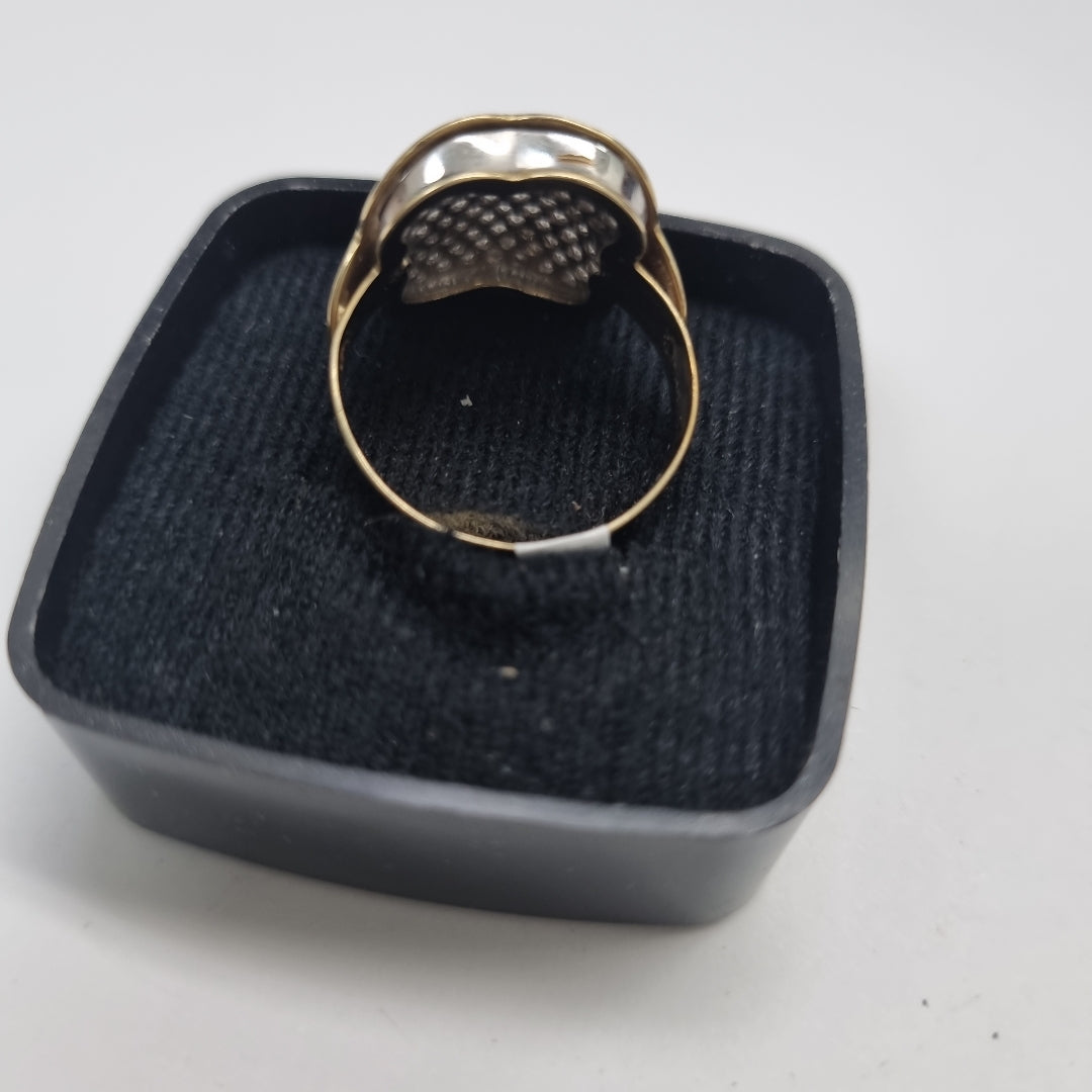 ANILLITO ORO, ORO COMBINADO 14 K 5.6 GRMS (SEMINUEVO)