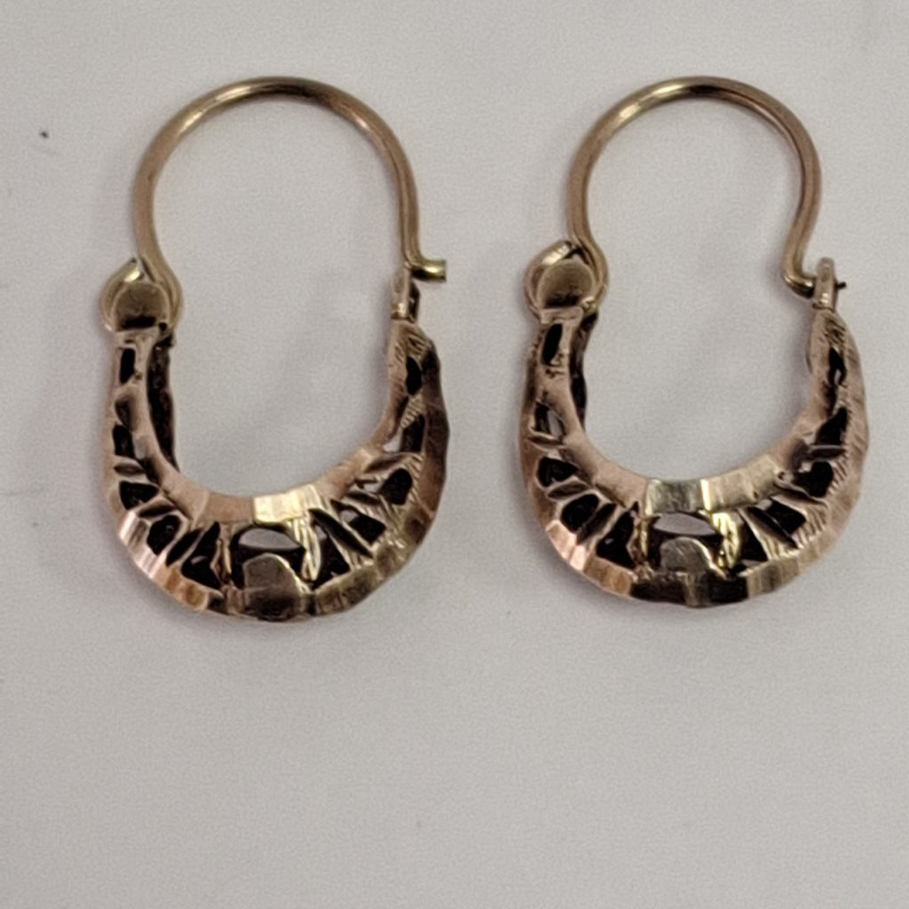 ARRACADAS PAR ORO 8 K 1,40 GRMS (SEMINUEVO)