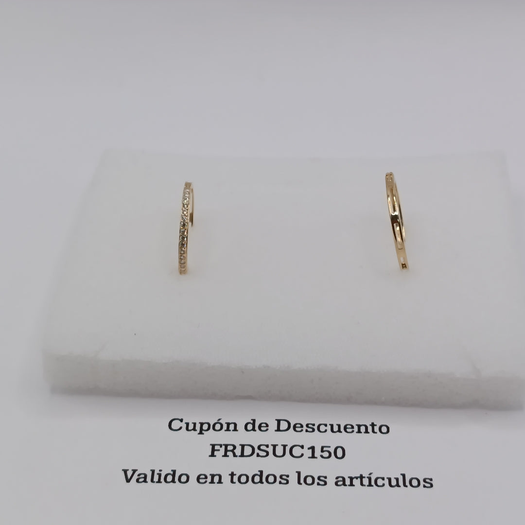 HUGGIES ORO 14K 1.4 (NUEVO)