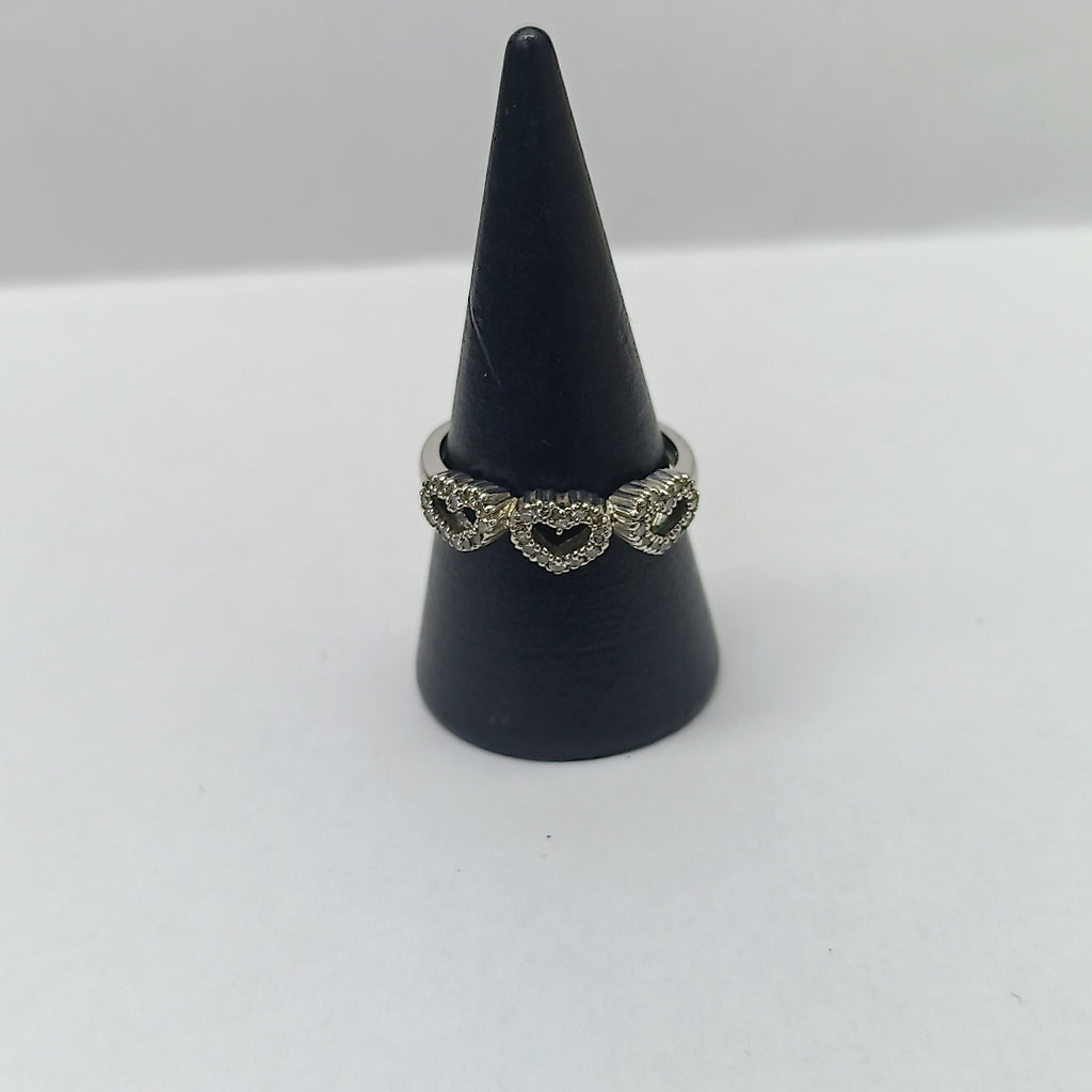 ANILLITO ORO, ORO BLANCO 14 K 2.3 GRMS (SEMINUEVO)