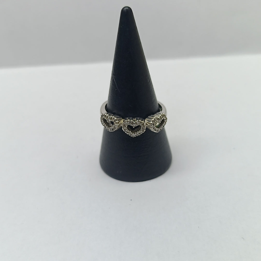 ANILLITO ORO, ORO BLANCO 14 K 2.3 GRMS (SEMINUEVO)
