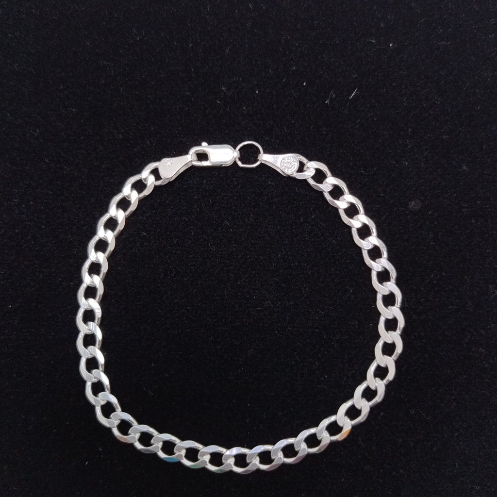 PULSERA BARBADA PLATA .925 18 CM 5.53 GR (NUEVO)
