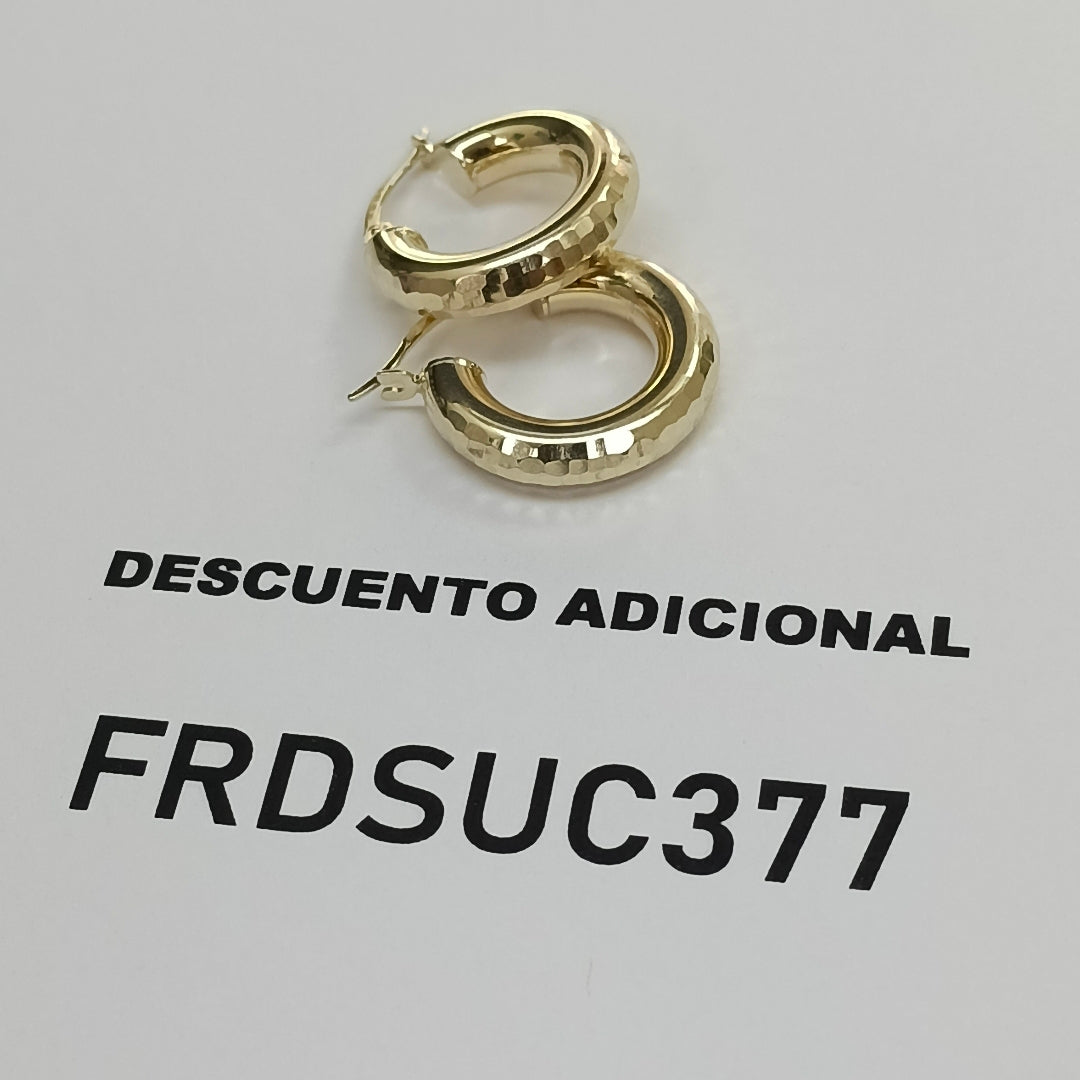 ARRACADAS ORO 14K 2 (NUEVO)