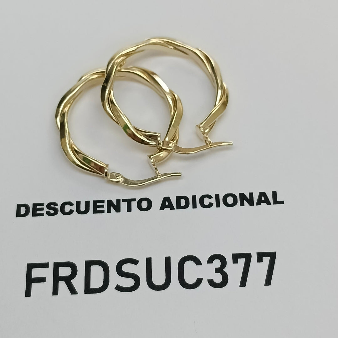 ARRACADAS ORO 14K 2 (NUEVO)