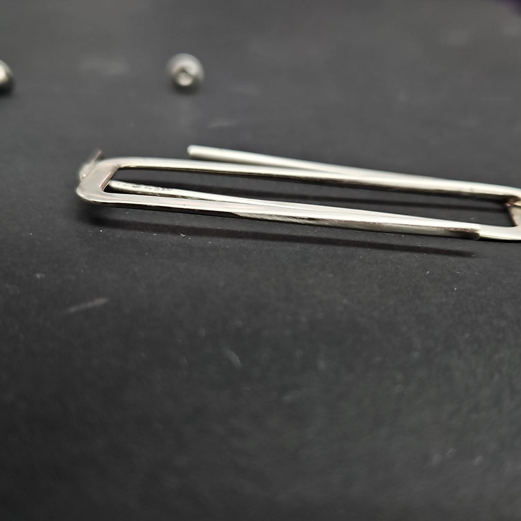 ARETES PAR PLATA 6,10 GRMS (SEMINUEVO)