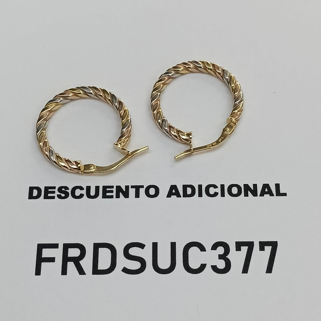 ARRACADAS ORO 14K 1.3 (NUEVO)