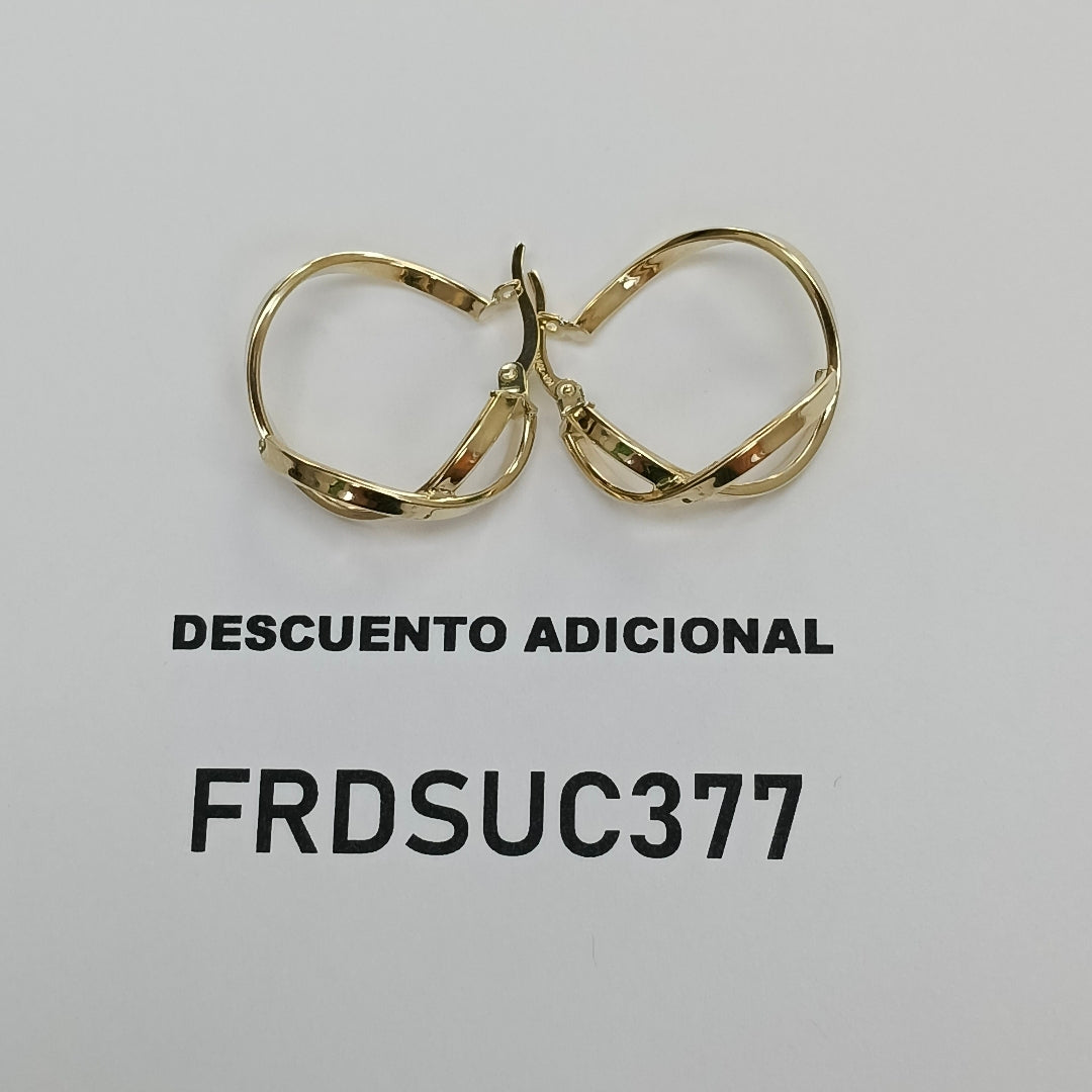 ARRACADAS ORO 14K 2 (NUEVO)