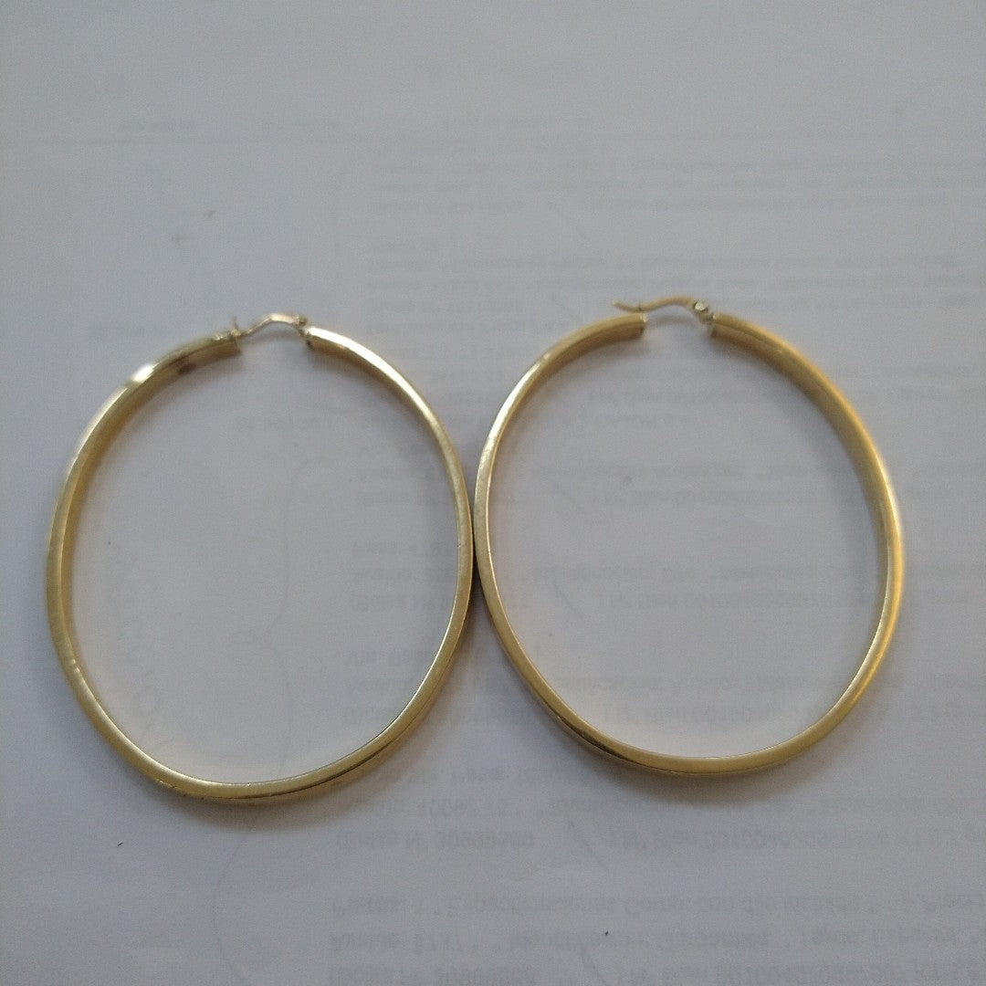 ARRACADAS PAR ORO 10 K 7.4 GRMS (SEMINUEVO)