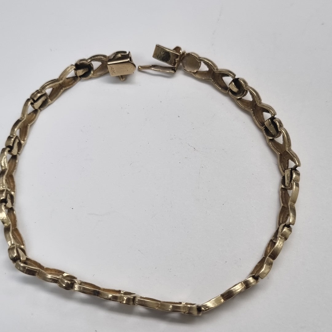 PULSERA ORO 14 K 7.7 GRMS (SEMINUEVO)