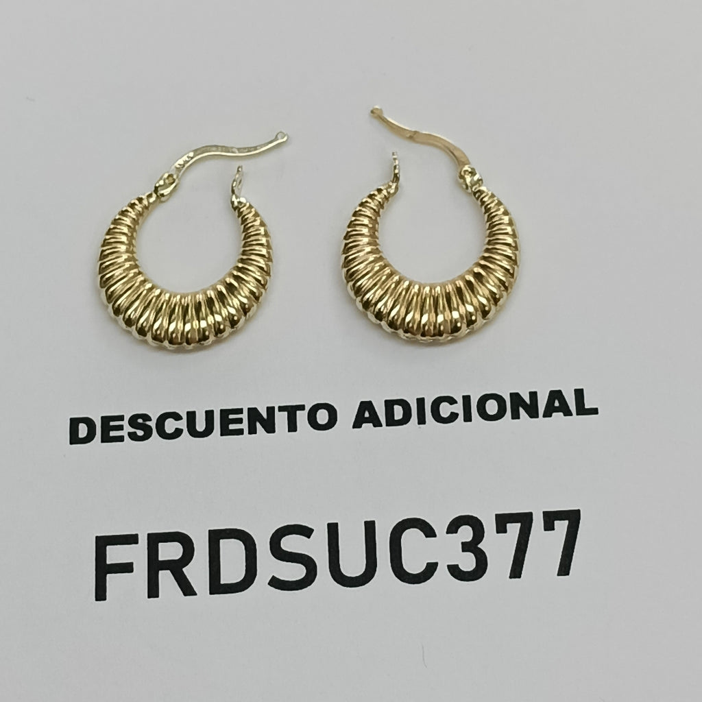 ARRACADAS ORO 14K 1.3 (NUEVO)