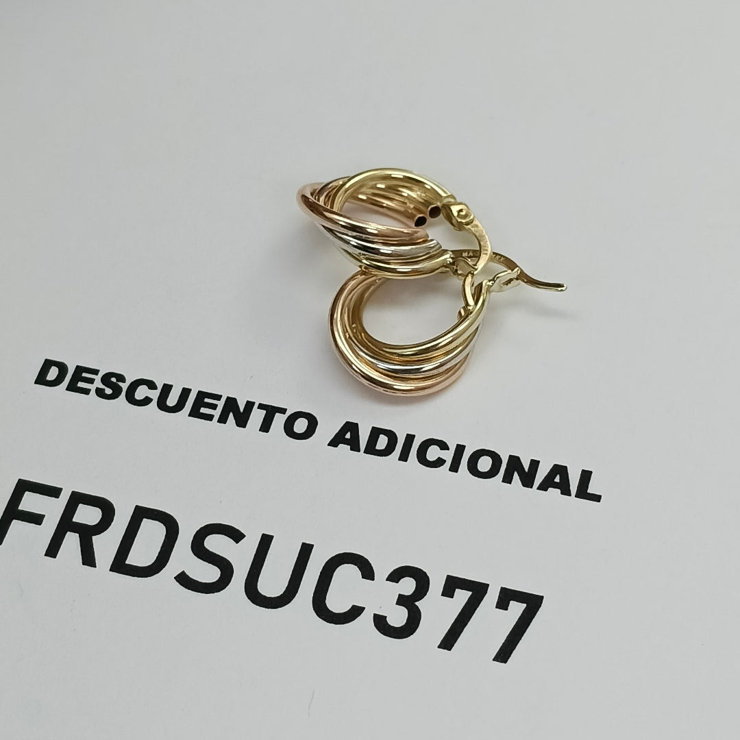 ARRACADAS ORO 14K 1.6 (NUEVO)