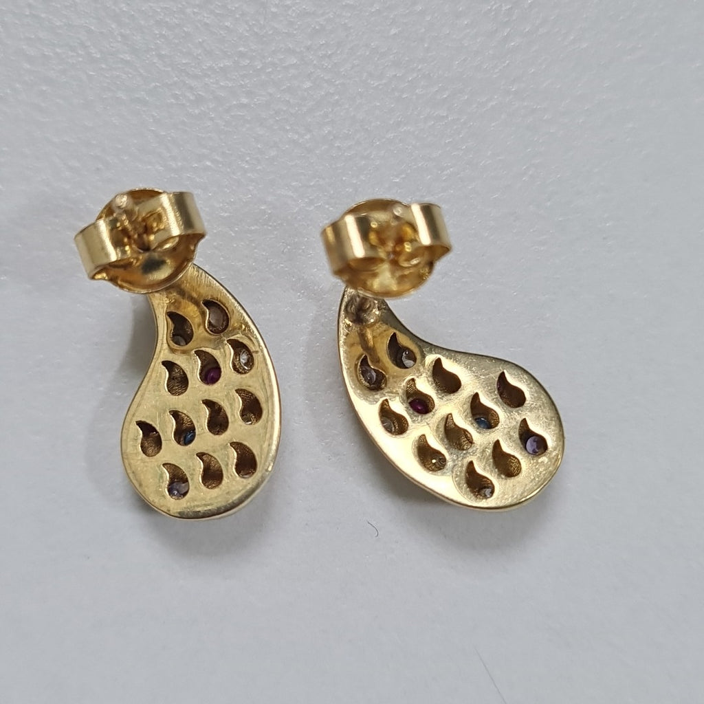 ARETES PAR ORO 10 K 1,90 GRMS (SEMINUEVO)