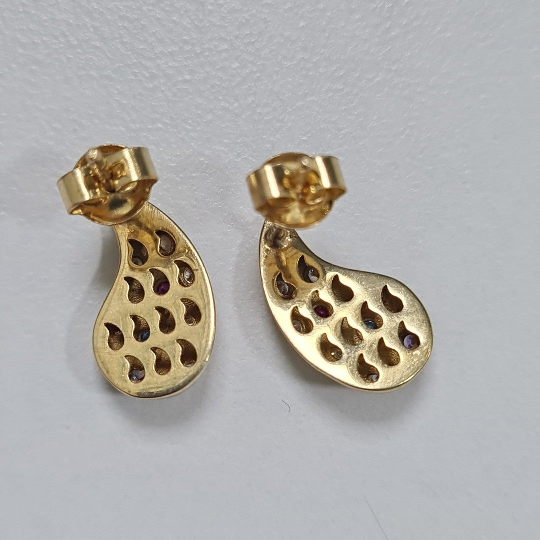 ARETES PAR ORO 10 K 1,90 GRMS (SEMINUEVO)