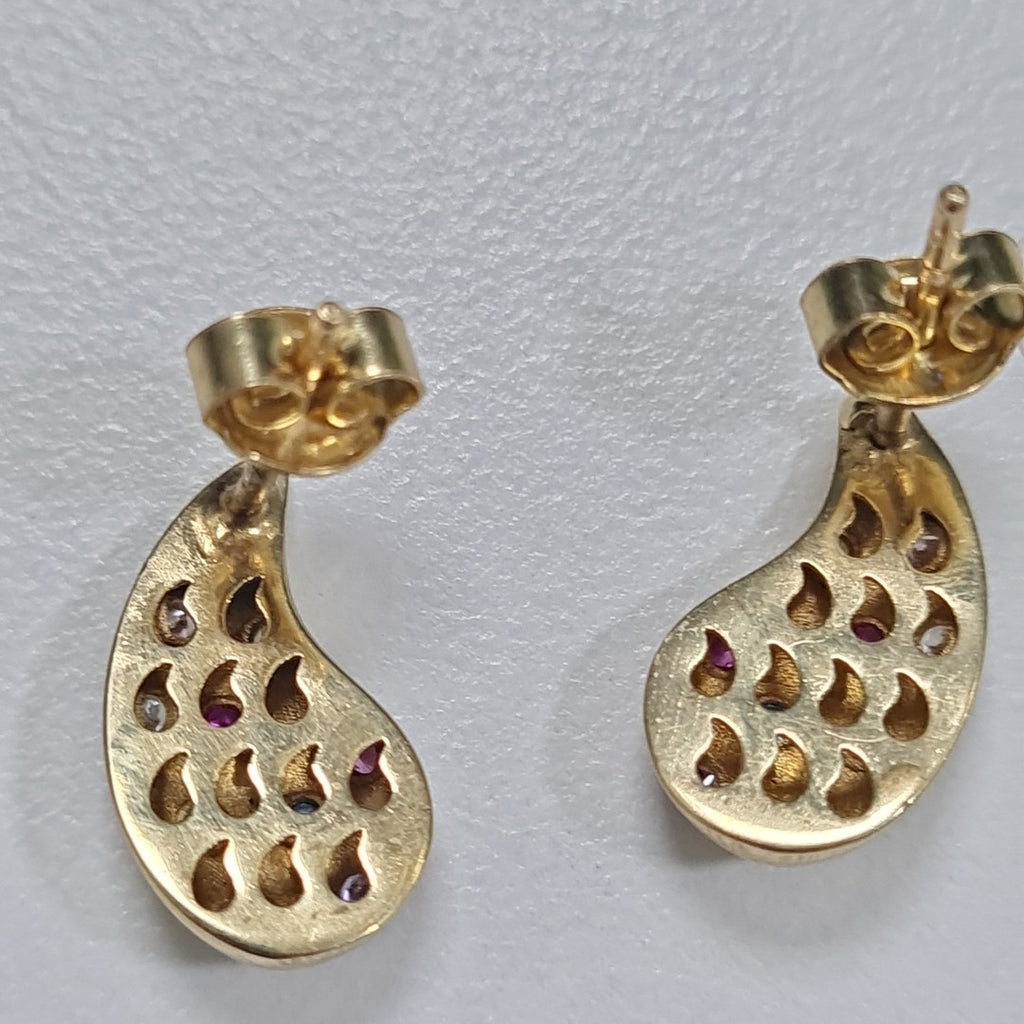 ARETES PAR ORO 10 K 1,90 GRMS (SEMINUEVO)