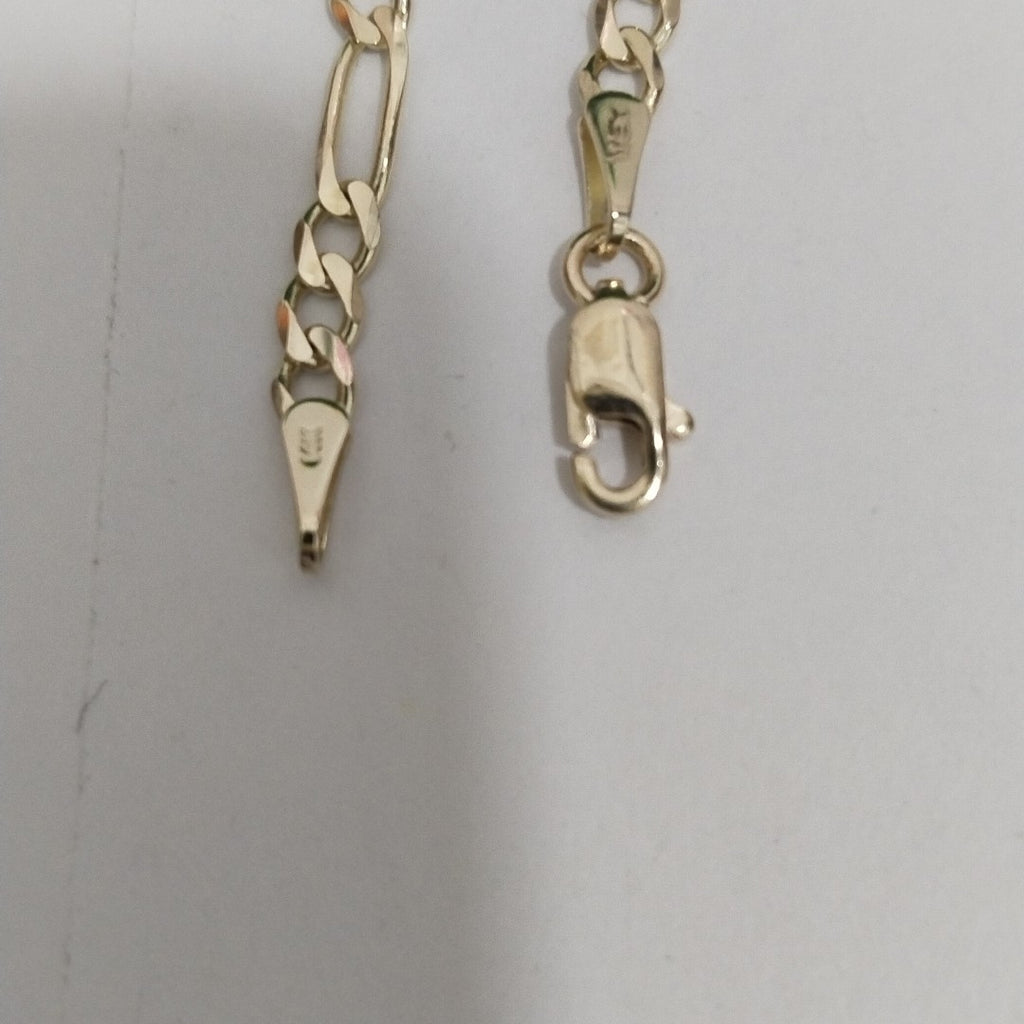 PULSERAS TEJIDO 3X1 ORO 14K 21 CM 3.3 GR (NUEVO)