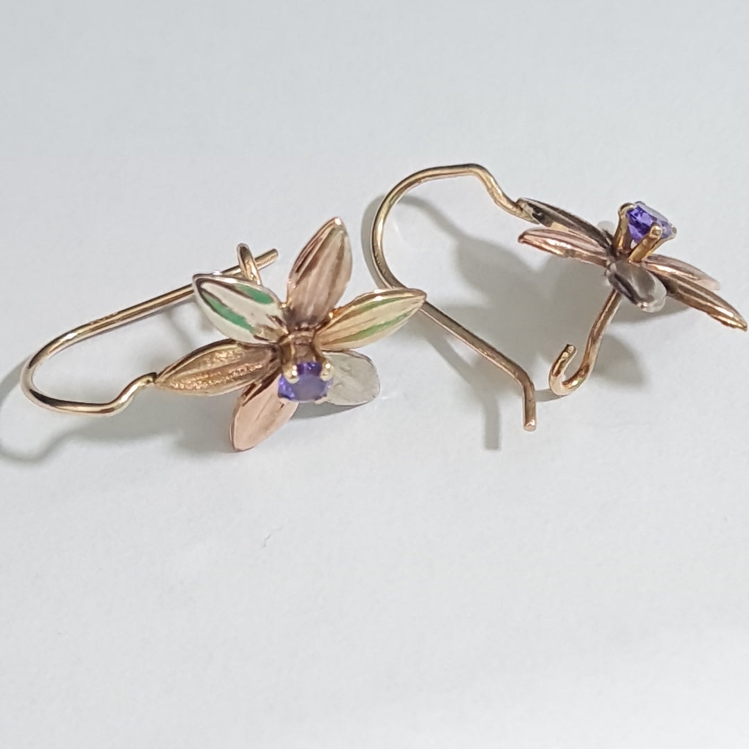 ARETES PAR ORO 10 K 1,50 GRMS (SEMINUEVO)