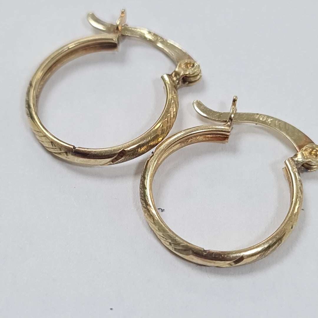 ARRACADAS PAR ORO 10 K 1,70 GRMS (SEMINUEVO)