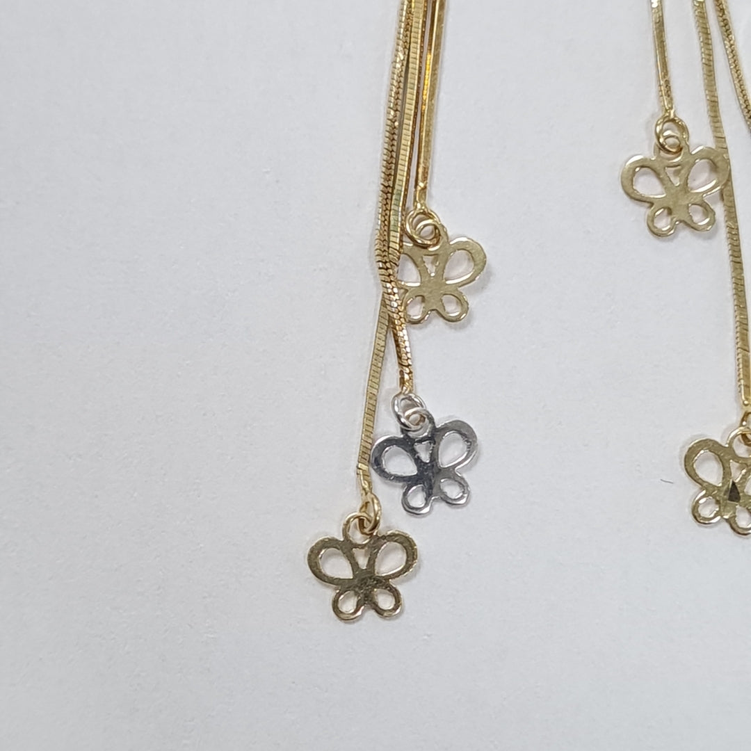 ARETES PAR ORO 14 K 2,10 GRMS (SEMINUEVO)
