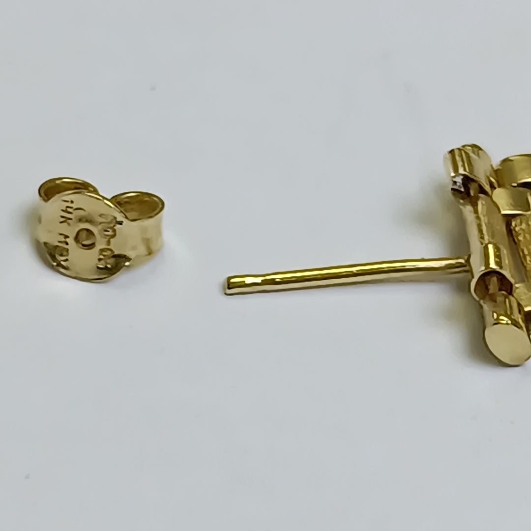 BROQUELES PAR ORO 14 K 2.2 GRMS (SEMINUEVO)