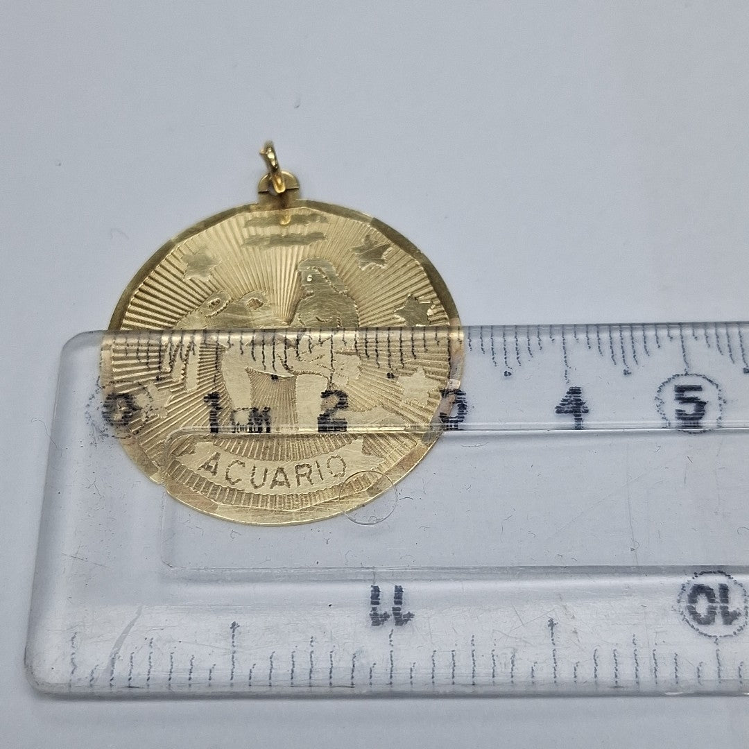 MEDALLA PERSONAL ORO 14 K 6,80 GRMS (SEMINUEVO)