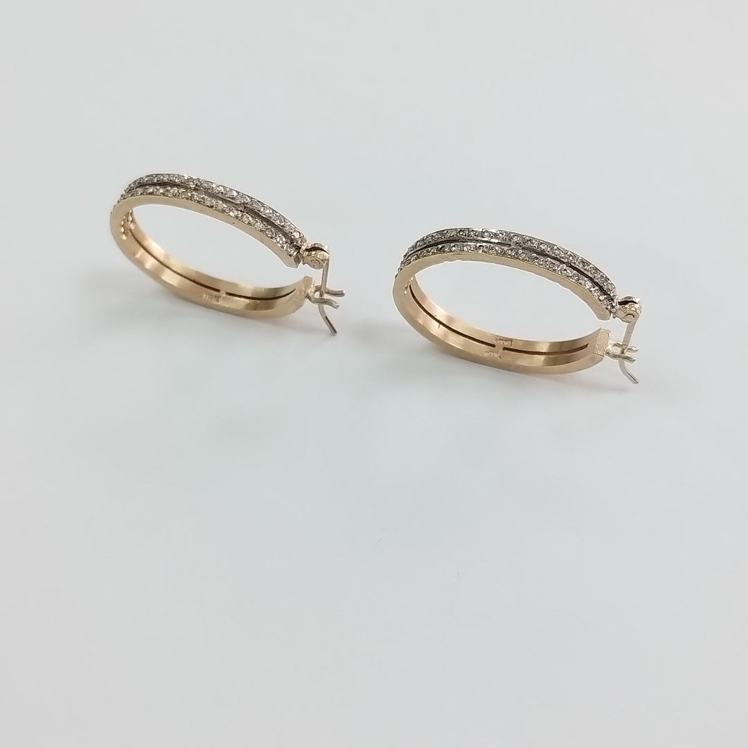 ARETES PAR ORO 18 K 11.1 GRMS (SEMINUEVO)