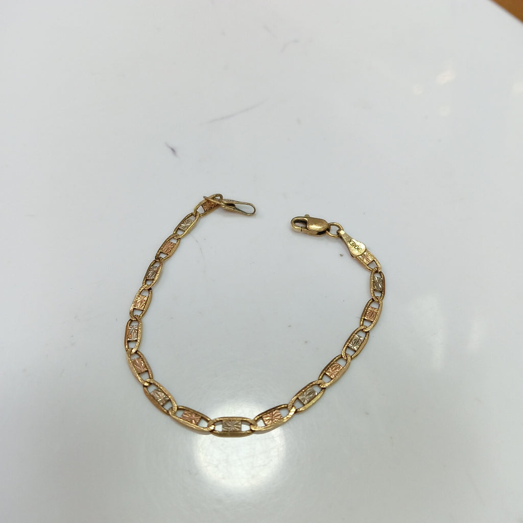 PULSERA ORO COMBINADO 10 K 2,20 GRMS (SEMINUEVO)