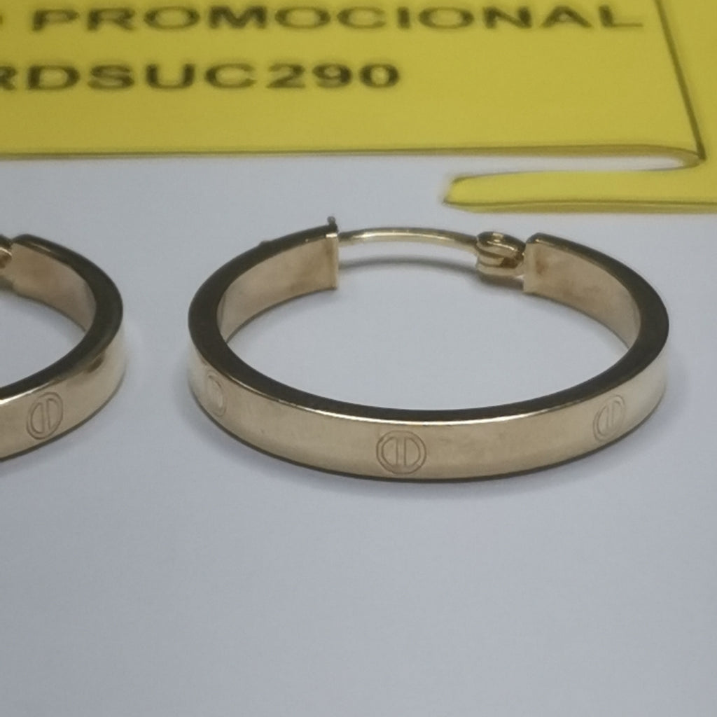 ARETES PAR ORO 14 K 2.1 GRMS (SEMINUEVO)