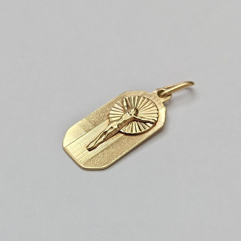 MEDALLA RELIGIOSA ORO 14 K 2.9 GRMS (SEMINUEVO)